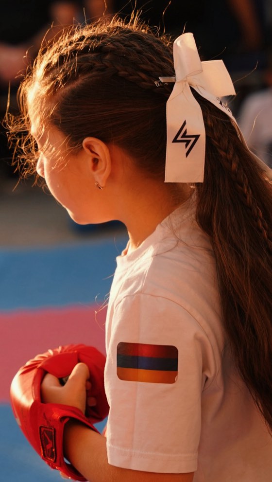 Girl in the dojo